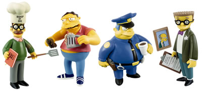 Les Simpson: (playmates et bandai)