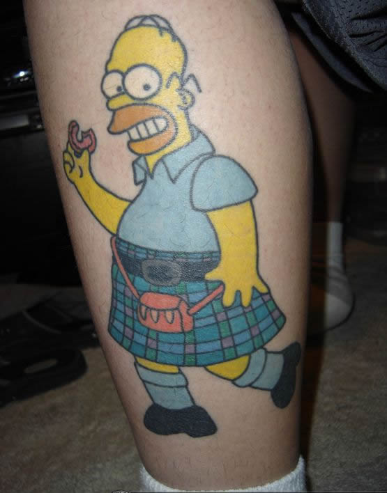 Tatouages The Simpsons Park Toute Lactualité Des Simpson