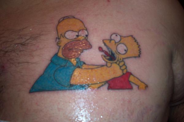 Tatouages The Simpsons Park Toute Lactualité Des Simpson