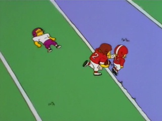 Sport dans les séries : les Simpson, une drôle de vision du football -  L'Équipe